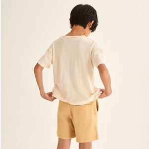 ＜COZMO＞T-Shirt Jon スラブコットン プリントT (ivory)