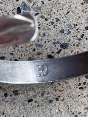 Sipsongpanna × tay/Thai Silver bangle