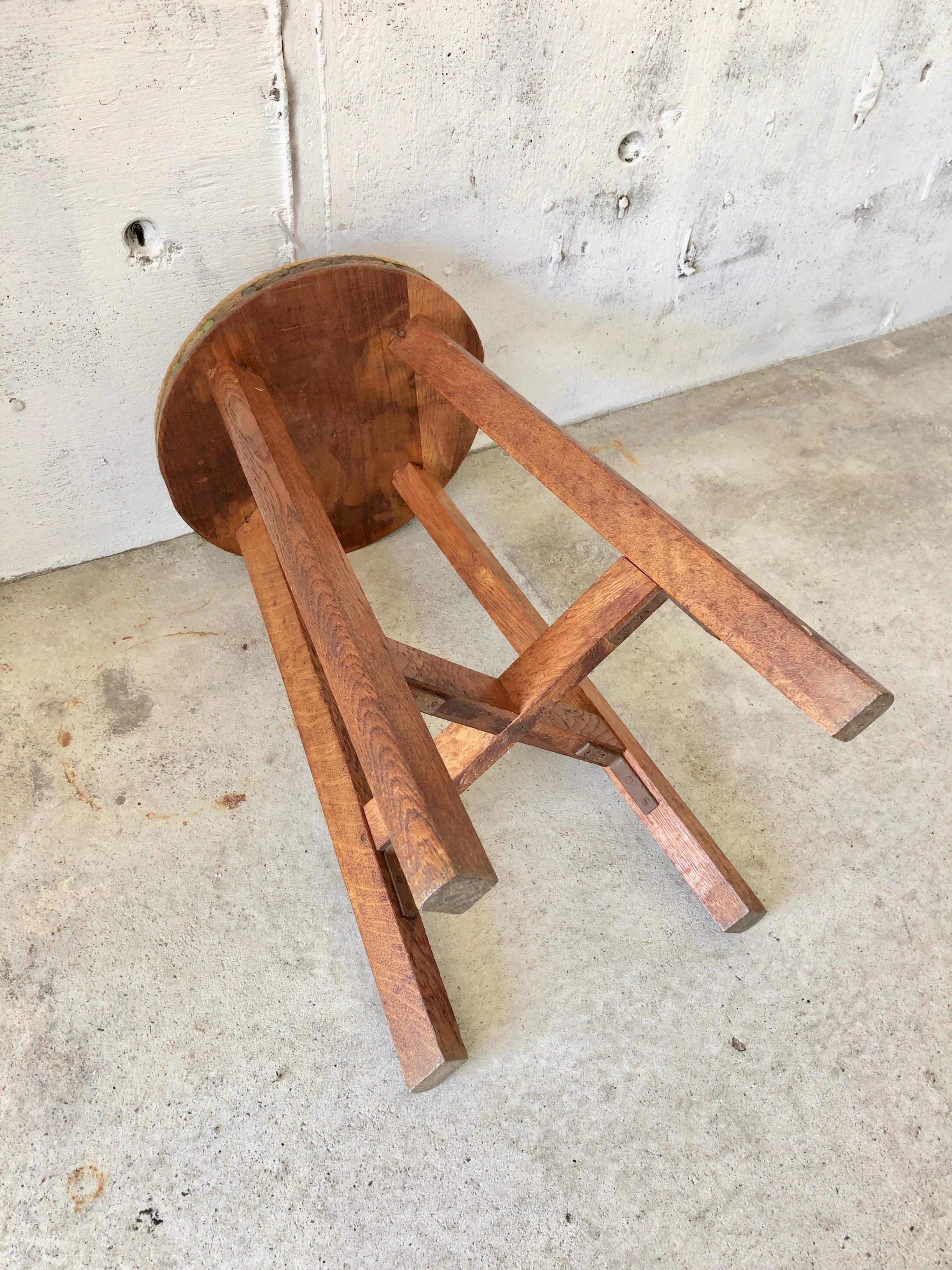 布張りのスツール［古家具］ | giraffes craft