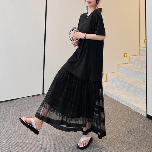 送料無料 ワンピース 春 ワンピース 夏 ワントーン 無地 ティアード レディース ワンピース ロング丈 ワンピース ロング丈 ワンピース レディース きれいめ