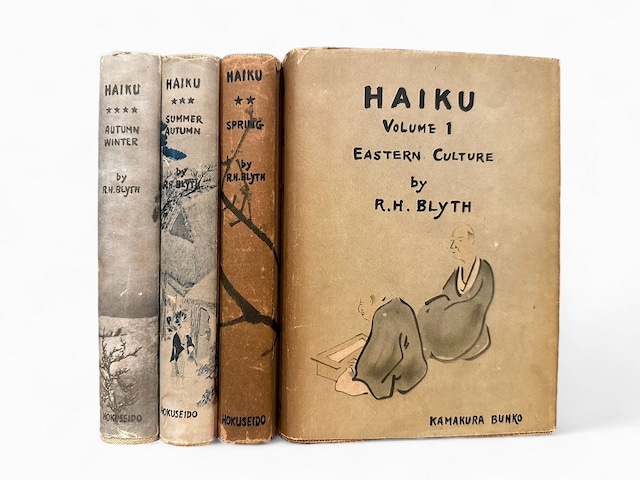 【SJ145】HAIKUHAIKU in 4 volumes / R. H. BLYTH