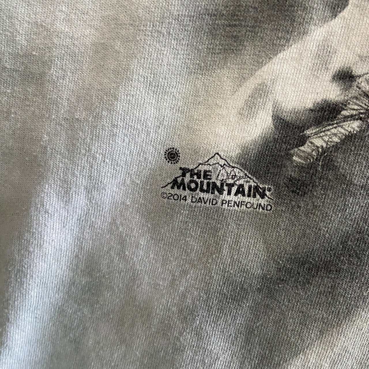 THE MOUNTAIN タイダイ パグ 犬 動物 アニマルTシャツ メンズXL 古着 