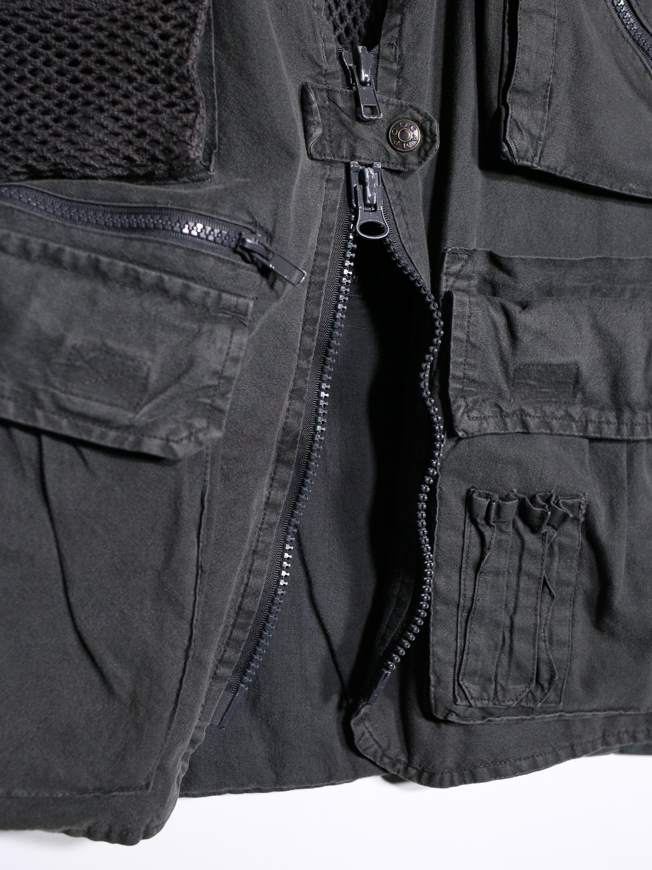 super oversized utility fishing vest - 12