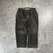 30-40s フレンチワーク 太畝コーデュロイ 墨黒 パンツ W35