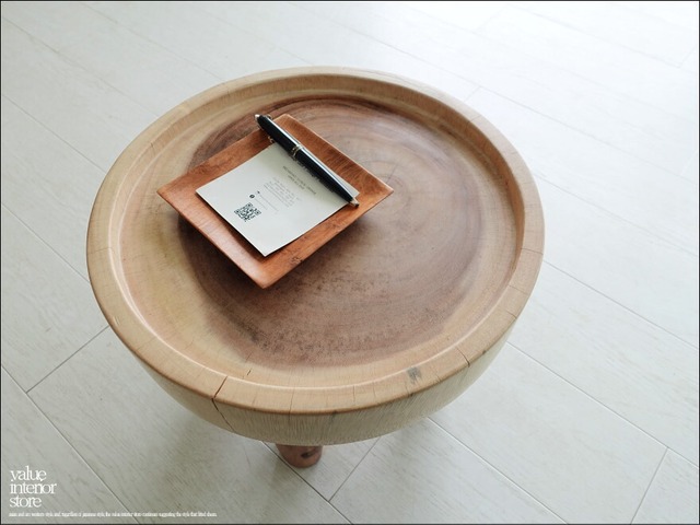 総無垢材 スモールテーブルlatta 丸テーブル 円卓 サイドテーブル 円形 ナチュラル モンキーポッド総無垢