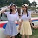 ✞ カラーラウンドネックTシャツ ストライプスカート ✞ゴスロリ SM ミリ 甘ロリ クラロリ 和ロリ エレガント 黒ロリ 姫ロリ 華ロリ BB-BB4940742
