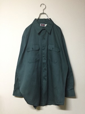 ワークシャツ フラップポケット