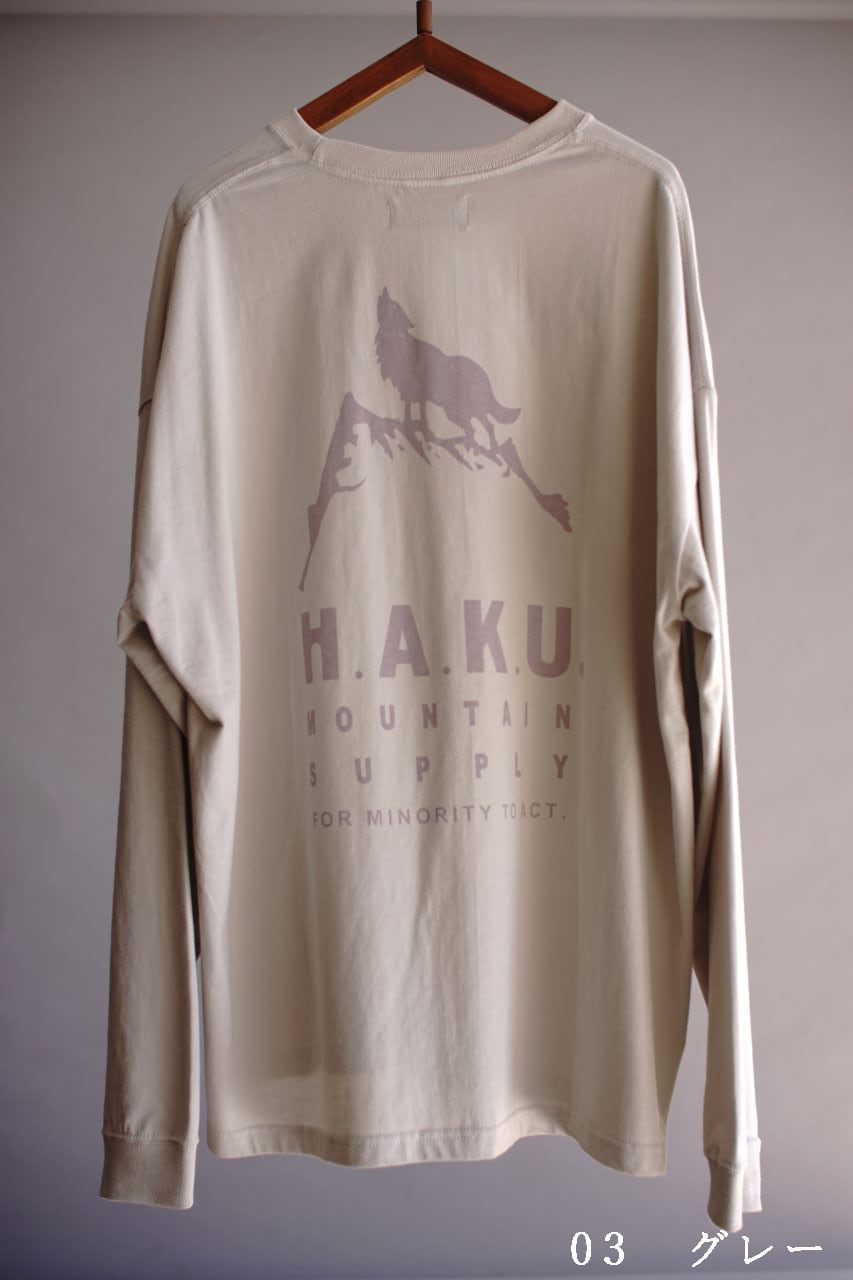 HAKU MOUNTAIN SUPPLY ロンT Lサイズ HAKU MOUNTAIN SUPPLY ロンT L