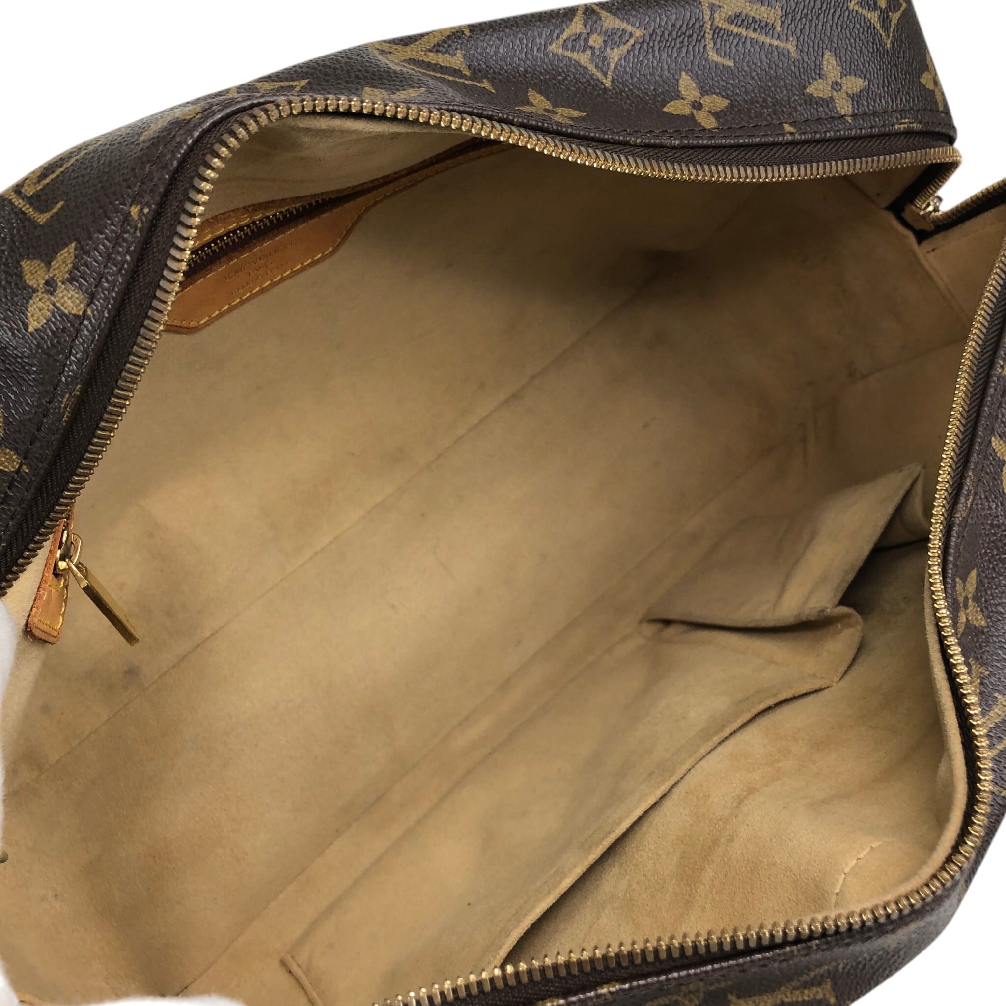 Louis Vuitton モノグラムトートバッグ　 ビンテージ LOUIS VUITTON ルイヴィトン モノグラム トートバッグ ブラウン PVC