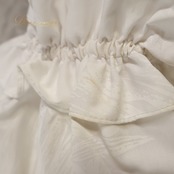 フラダンス 衣装 ワンピース ドレス ホワイト系 マーメイドライン モンステラ柄 レイ柄 ヤシ柄 白 MermaidLine MMJ エムエムジェイ 日本製 爽やか 華やか 明るい ハワイアン アロハ かわいい ハワイアンプリント フラ ダンス