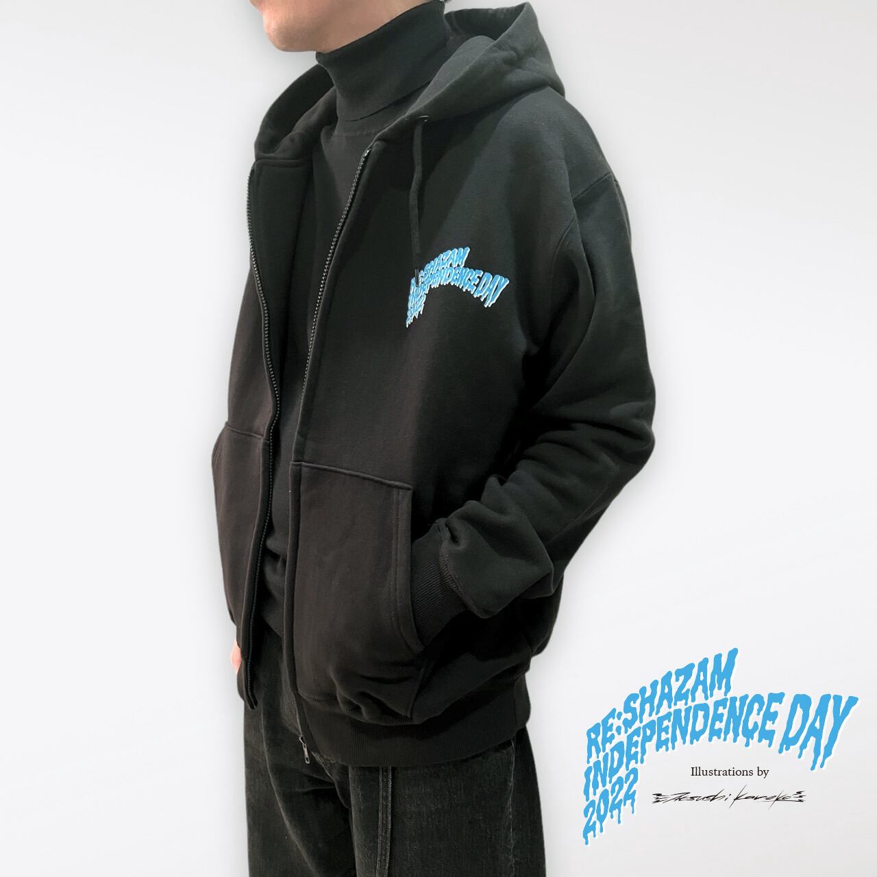 RE:SHAZAM×カネコアツシ】RESHAZAM 1st ANNIVERSARY ジップアップ