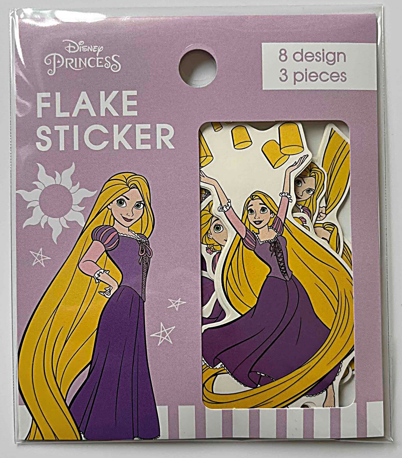 ディズニー フレークステッカー ラプンツェル 8柄各3枚入り | amo．
