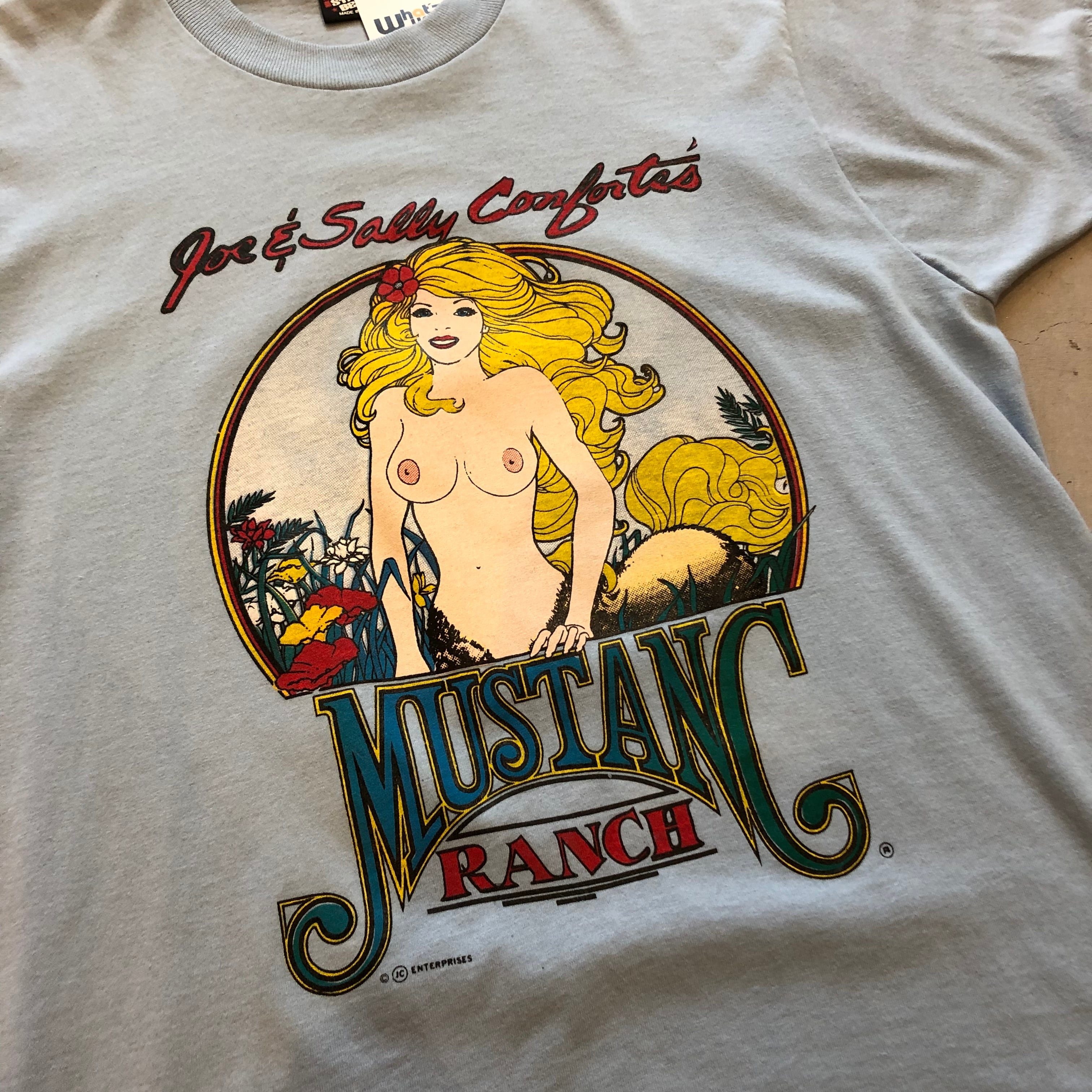 80s〜90s MUSTANG RANCH t-shirt【高円寺店】 | What