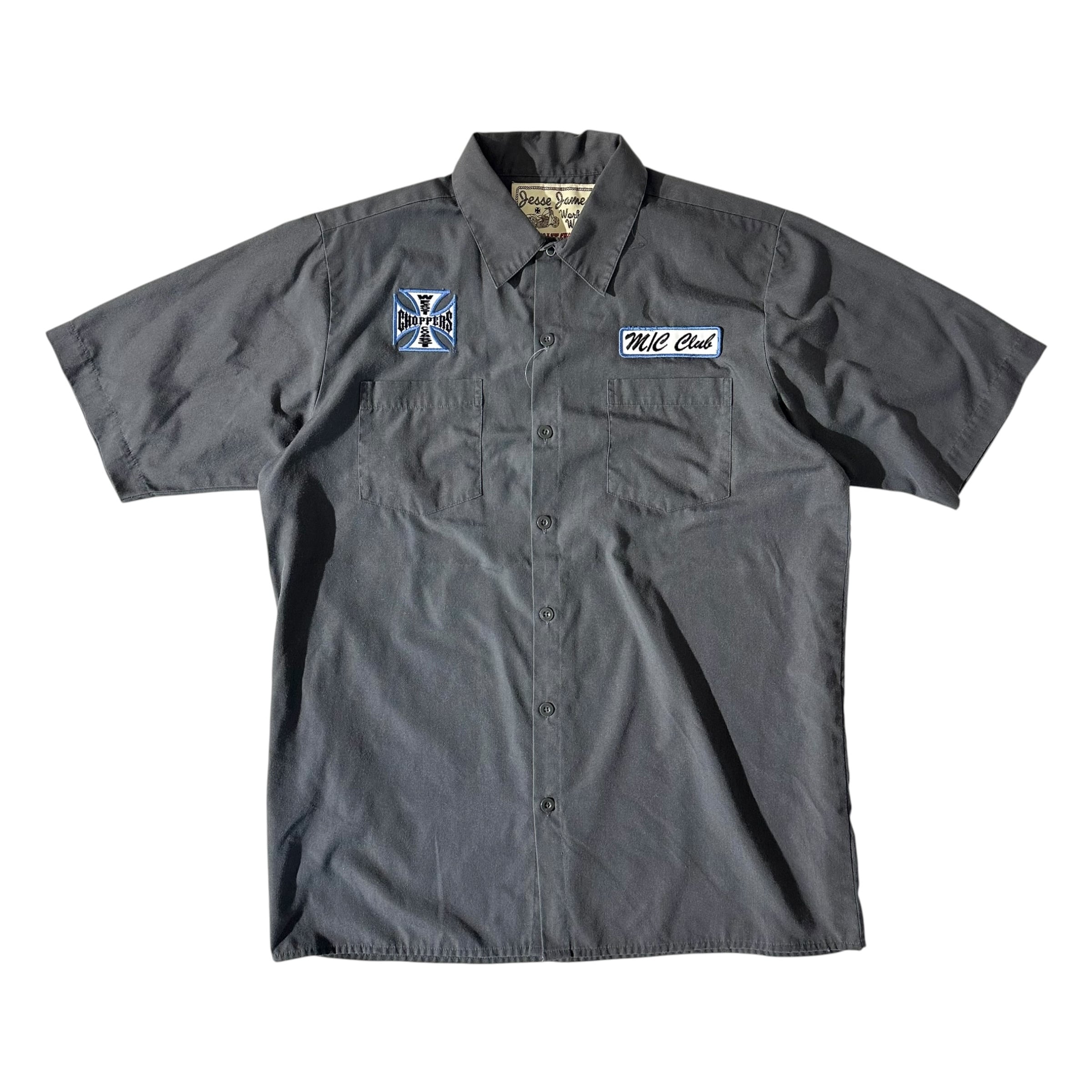 90s WEST COAST CHOPPERS S/S SHIRT GRAY | BerBerJin Yuhodo