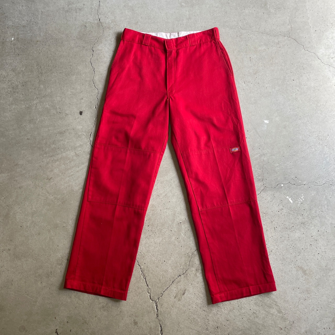 Dickies ディッキーズ ダブルニー ワークパンツ メンズW34 古着 カラー 