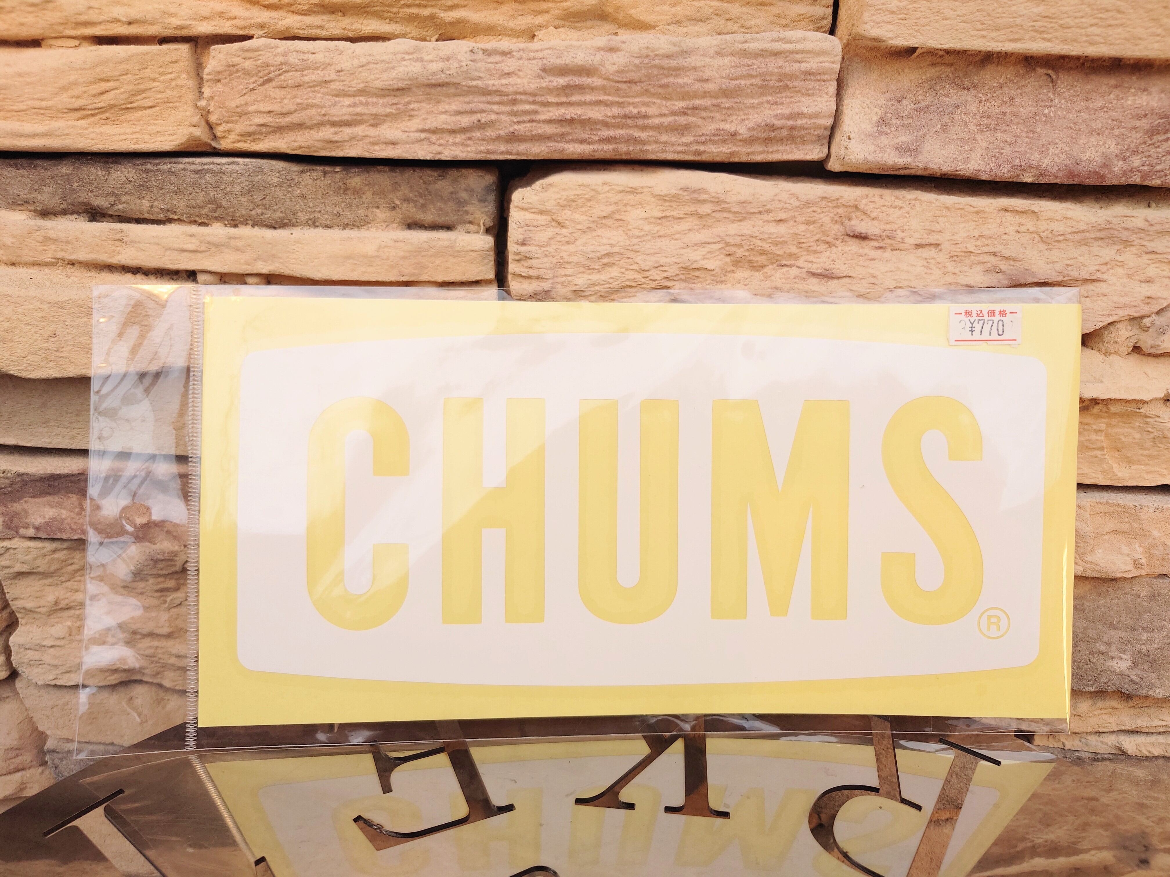 【CHUMSチャムス】カッティングシートチャムスロゴL(ステッカー|ワッペン) Cutting Sheet CHUMS Logo L