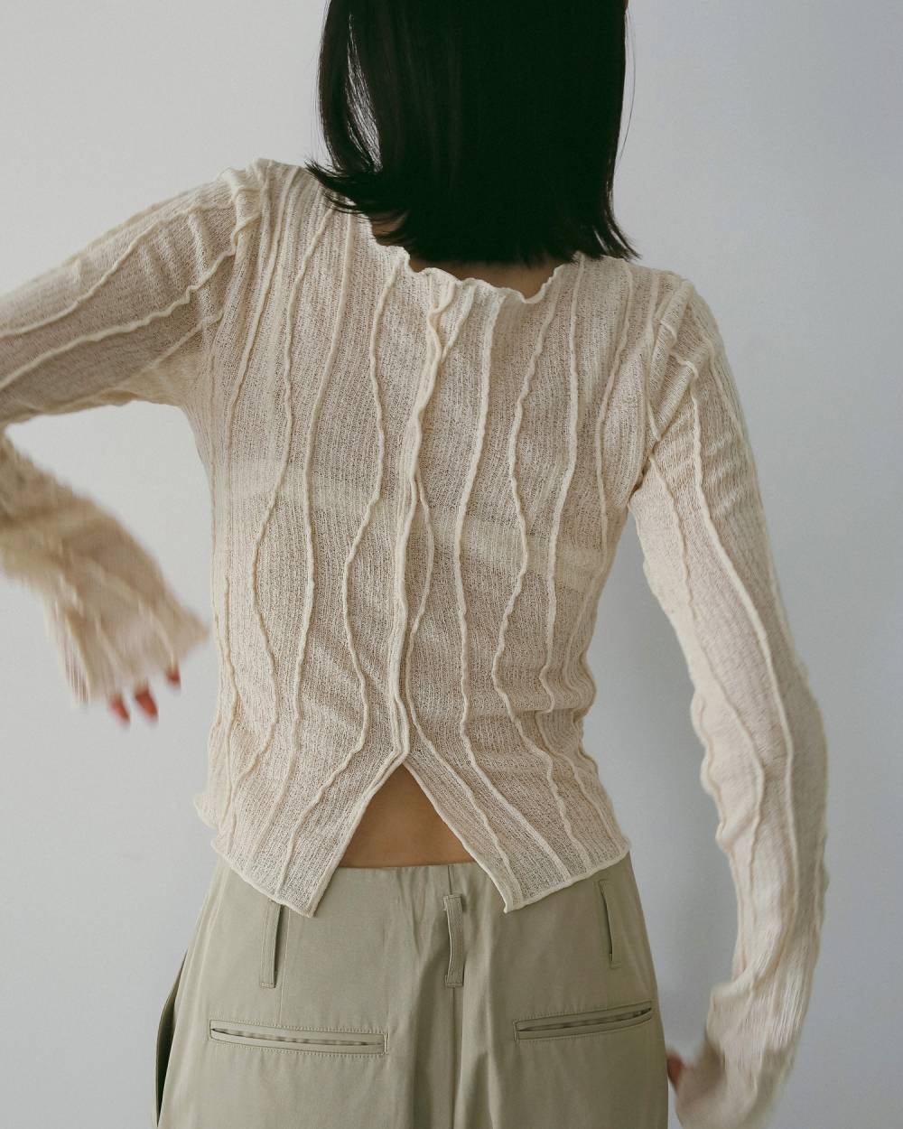 anuke 】Random Pintuck Tops | valance 福井｜レディース セレクト