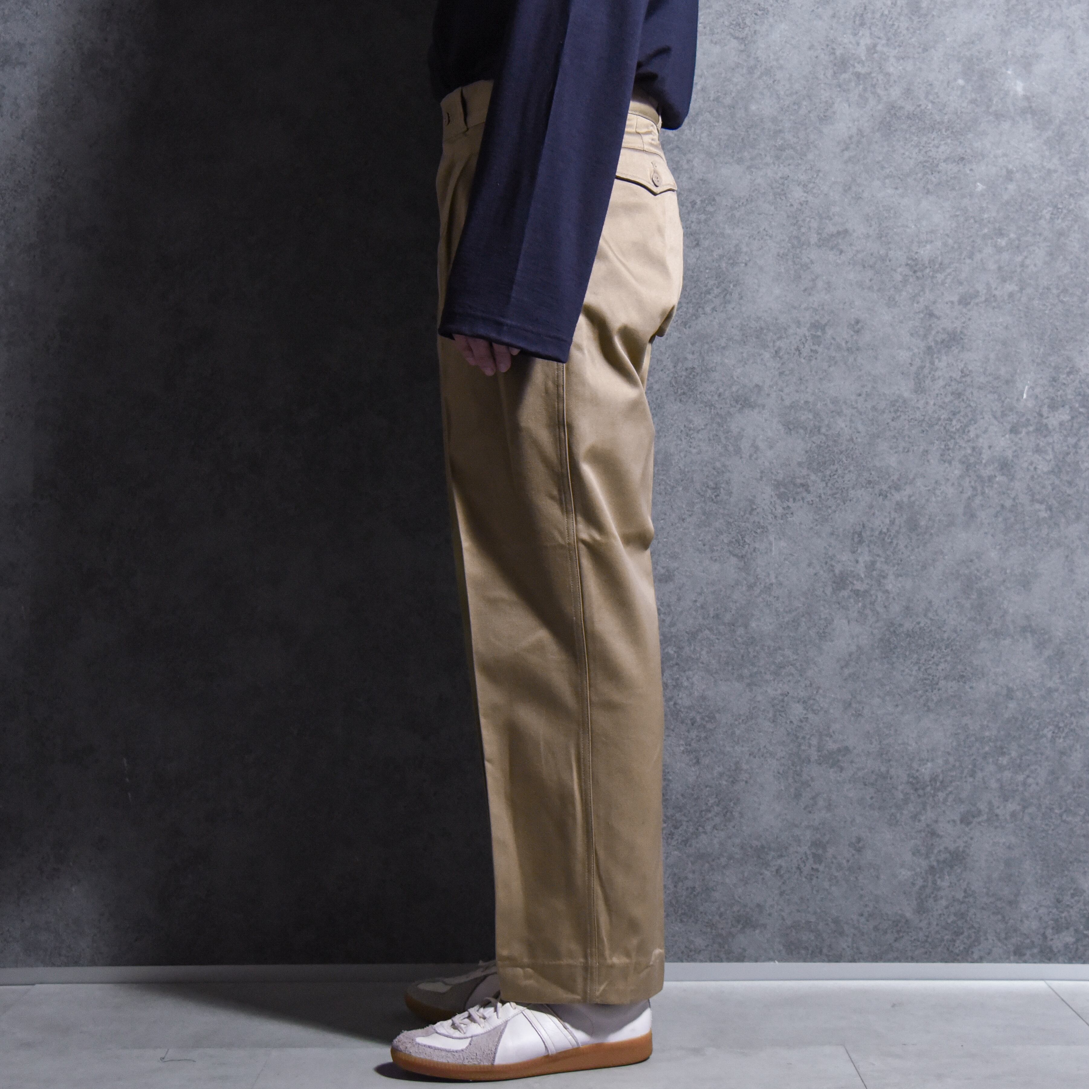 DEAD STOCK】60s French Army M52 Chino Trousers フランス軍 チノ
