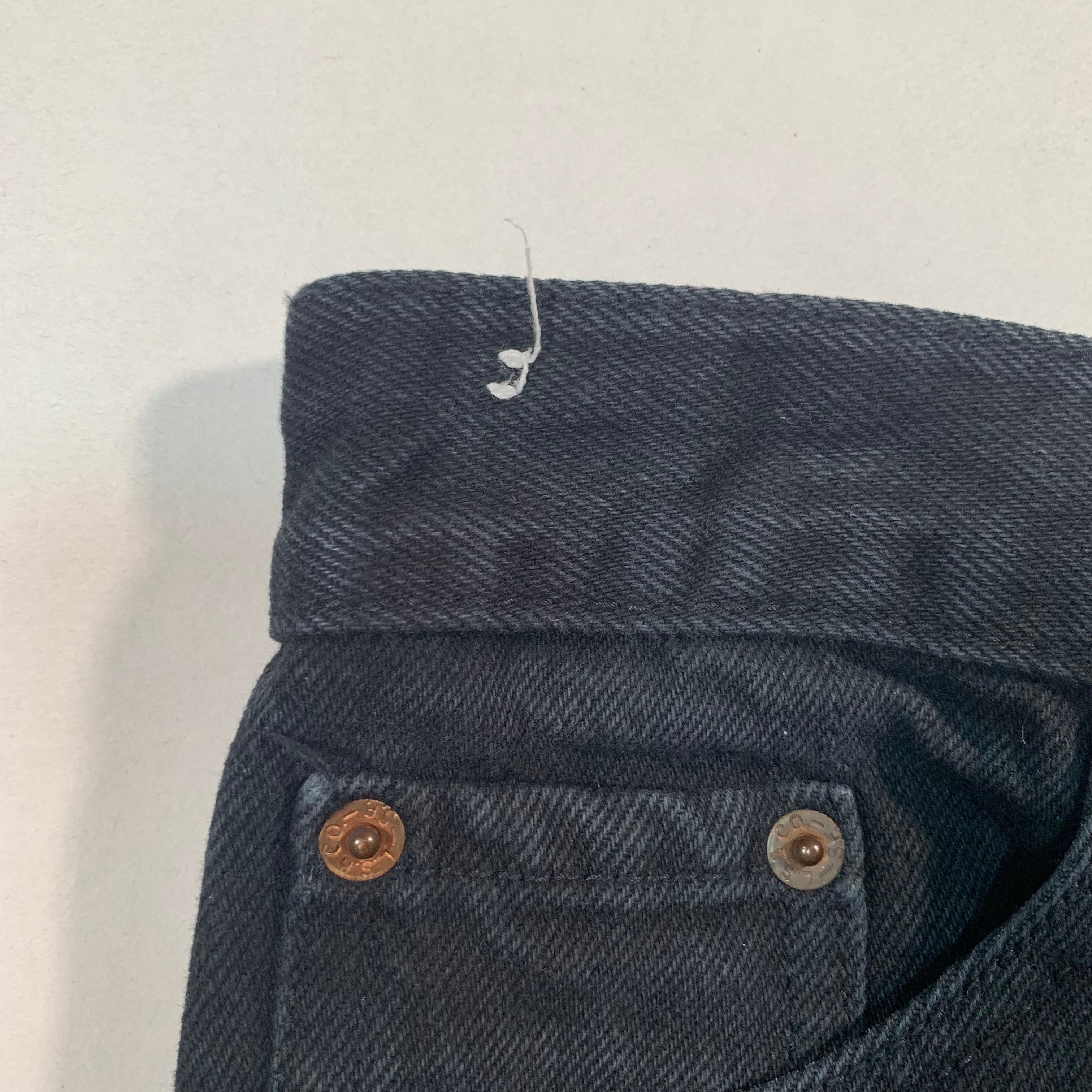 9292 リーバイス？ 506 ブラックデニム ストレート ジーンズ W30 | San