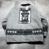 reversible animal fleece jacket