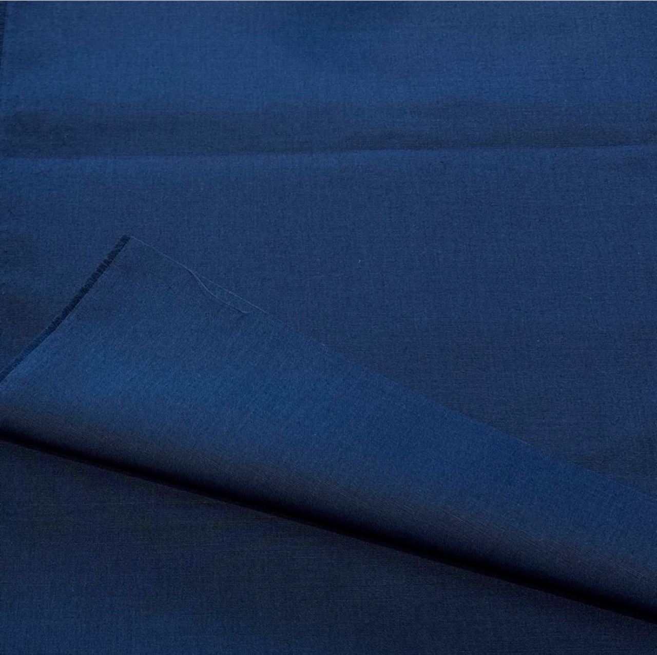 TB602◆2m◆M◆コットンリネン混平織り生地◆ネイビー