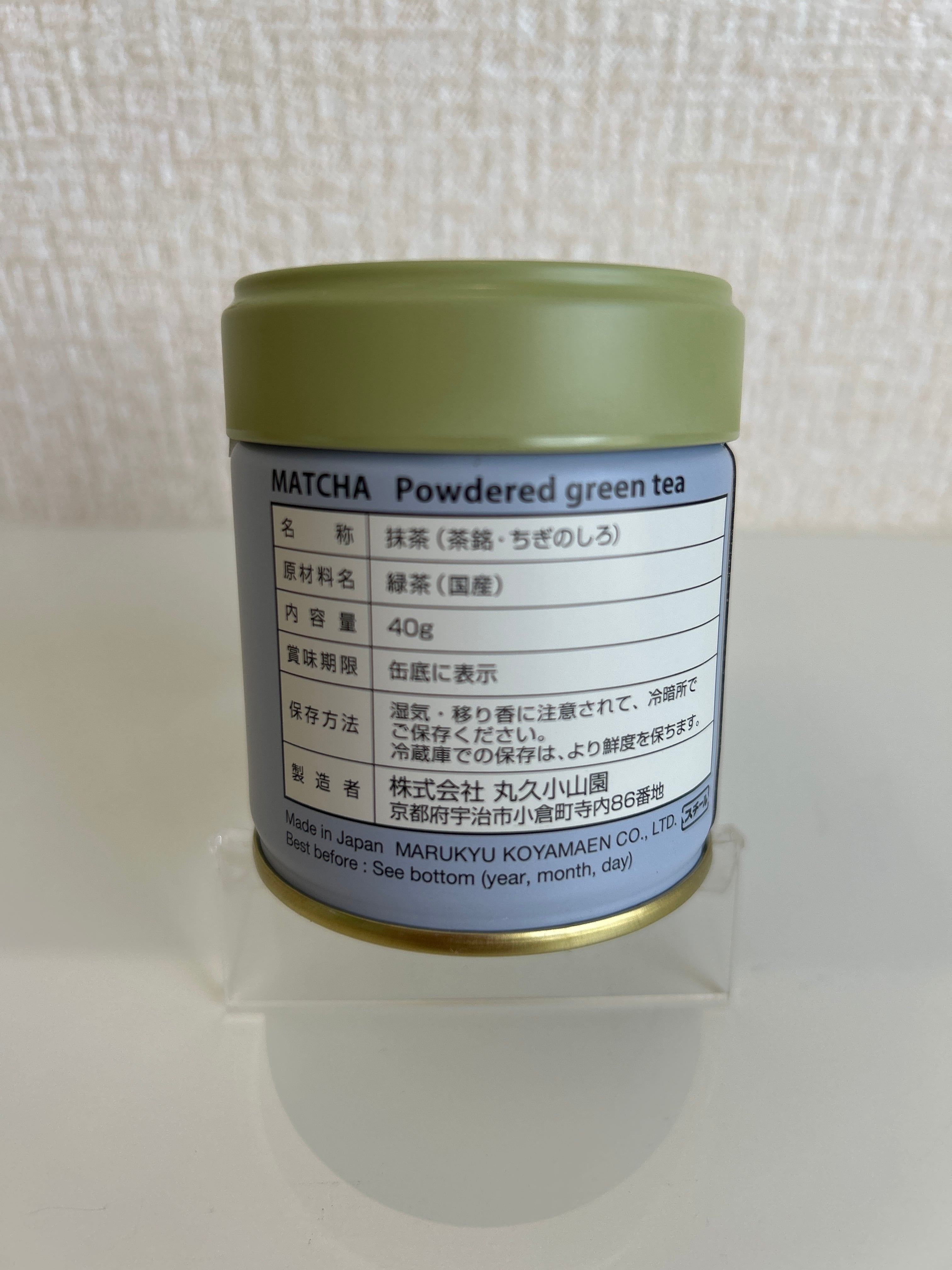 抹茶 千木の白 40g 丸久小山園 MATCHA CHIGI NO SHIRO | お茶の藤美園