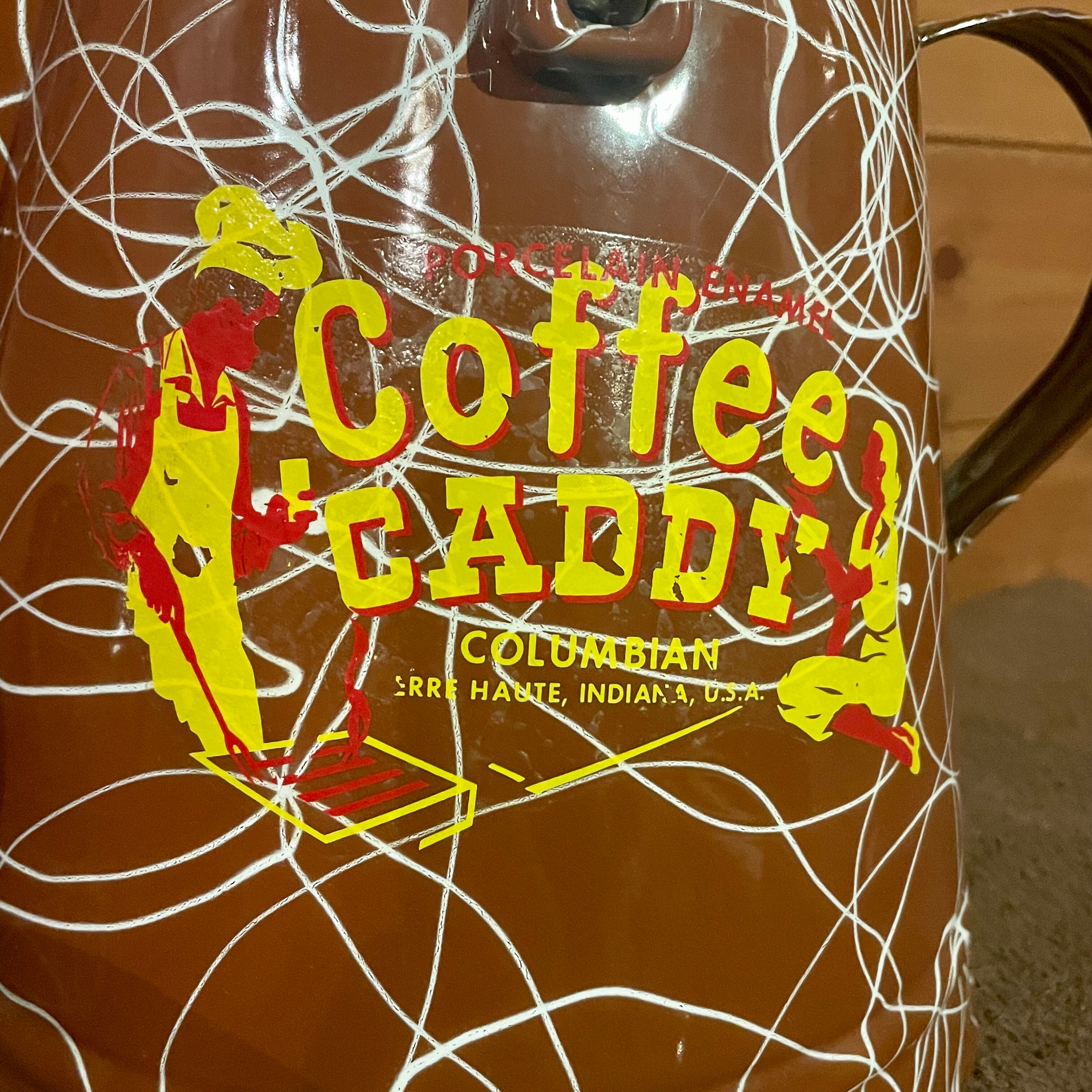 coffee caddy kettle vintge USA 状態良好