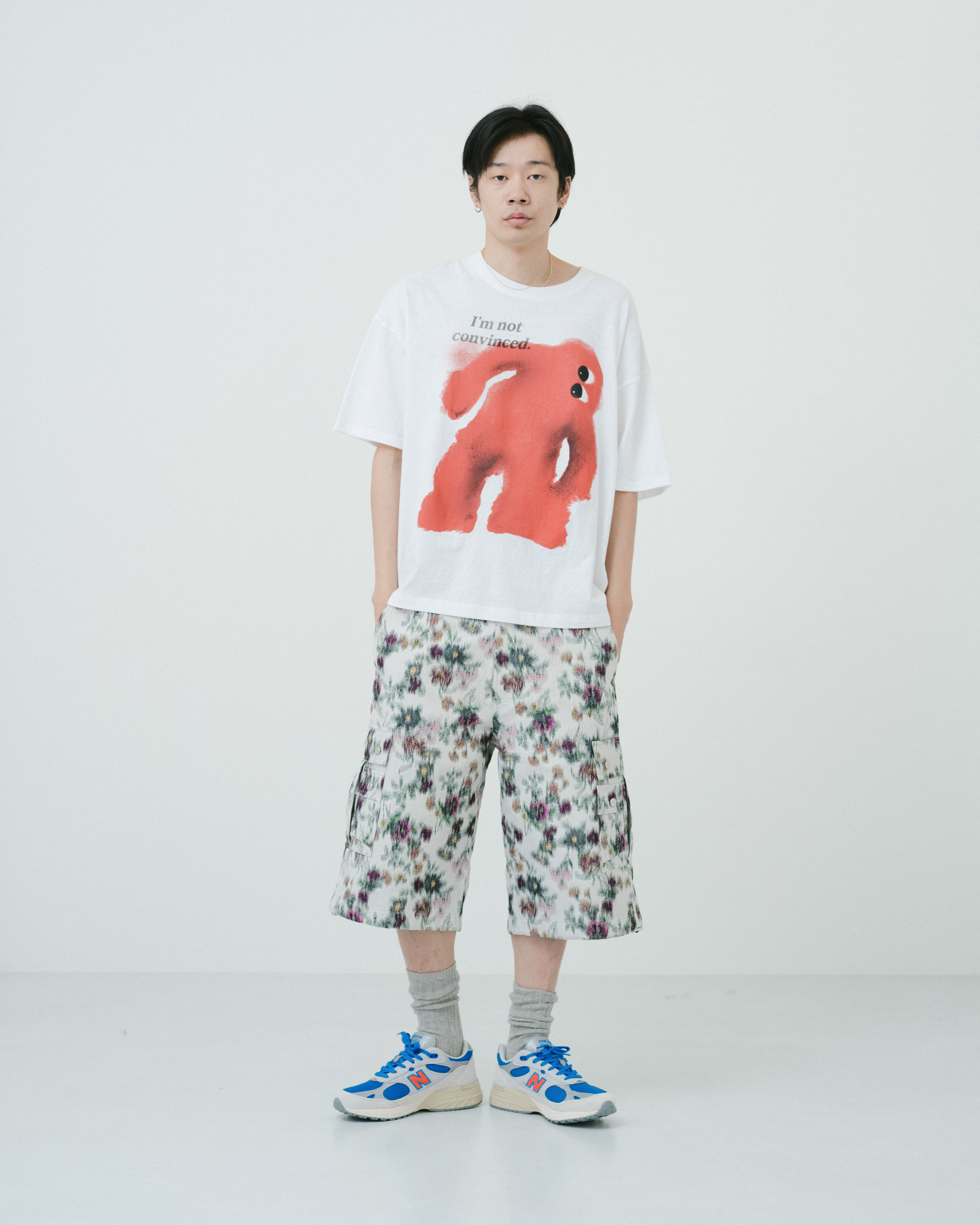 Flower jacquard half pants（WHITE） | TTTMSW