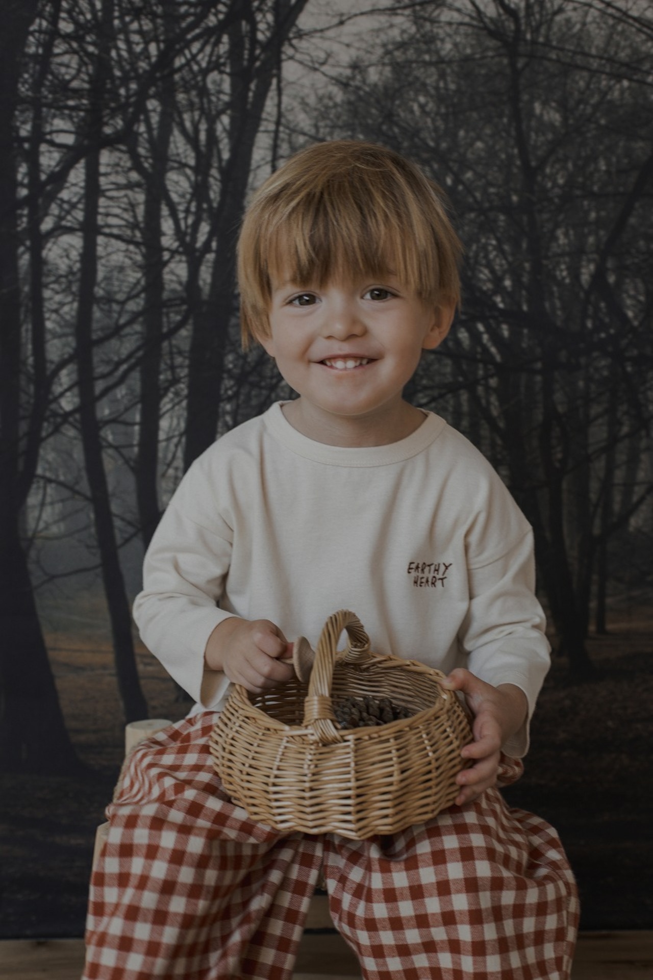 ORGANIC ZOO Earthy Heart Long Sleeve T-Shirt GOTS