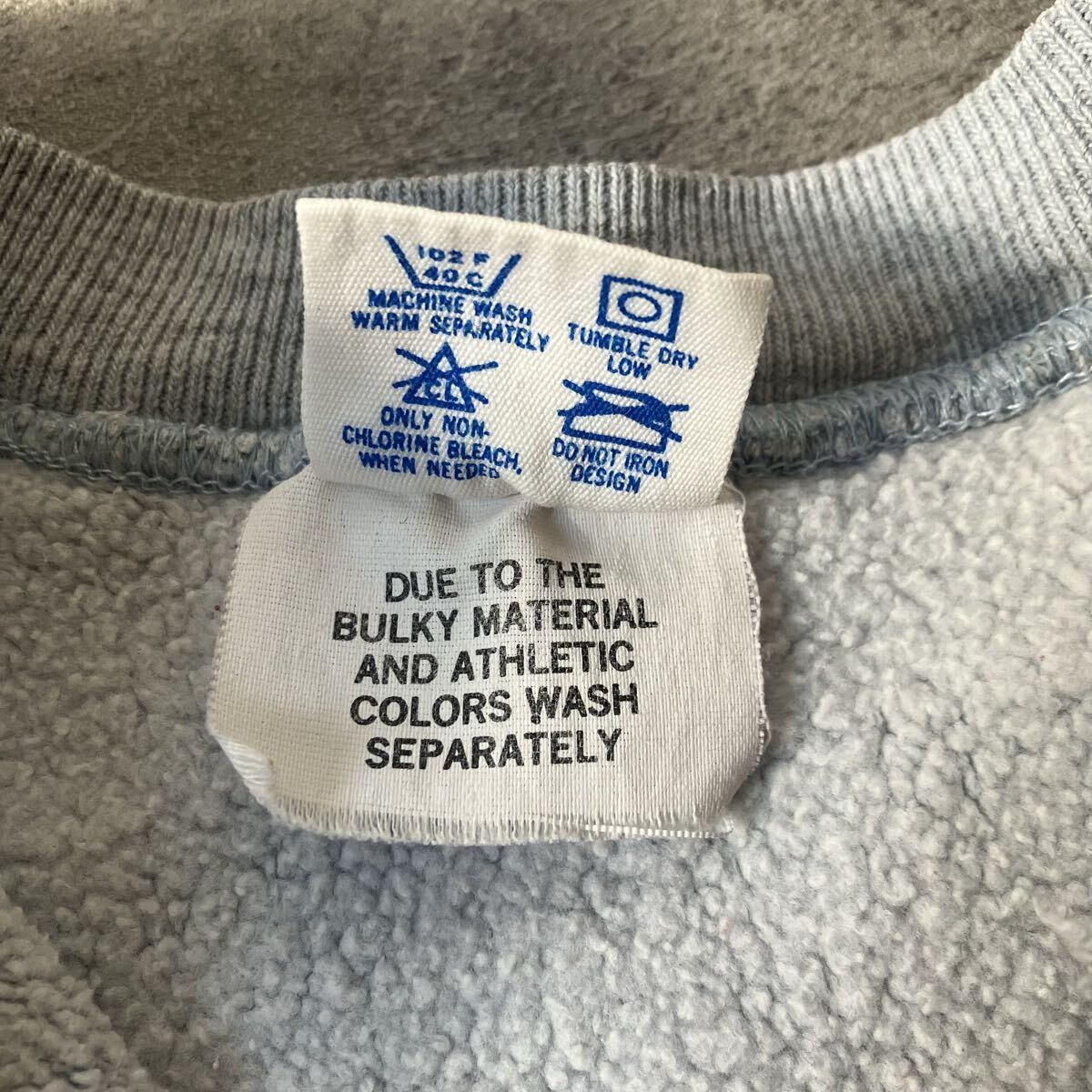 80s USA製 Champion REVERSE WEAVE 無地 クルーネックスウェット