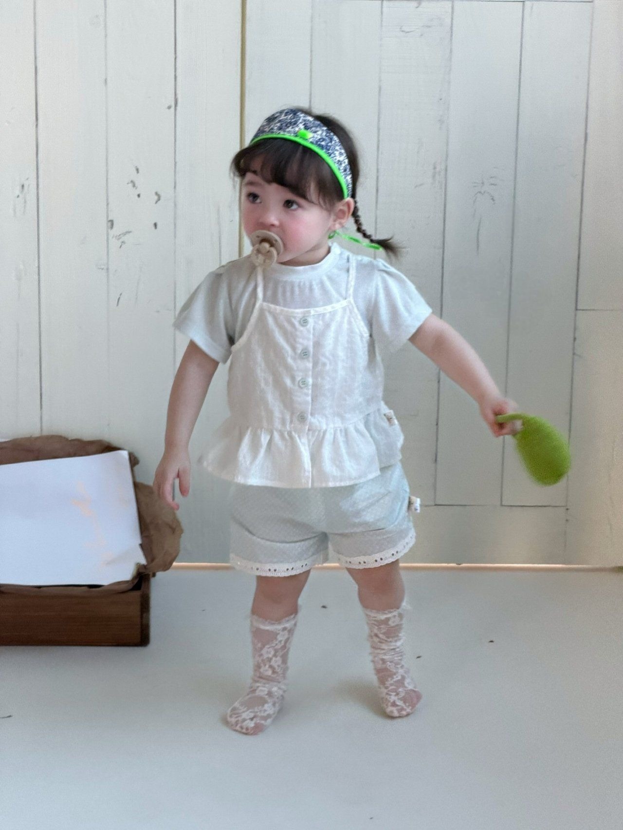 [my daughter] Mint Sugar Frill Set-up / [마이다럴] 민트슈가프릴상하세트