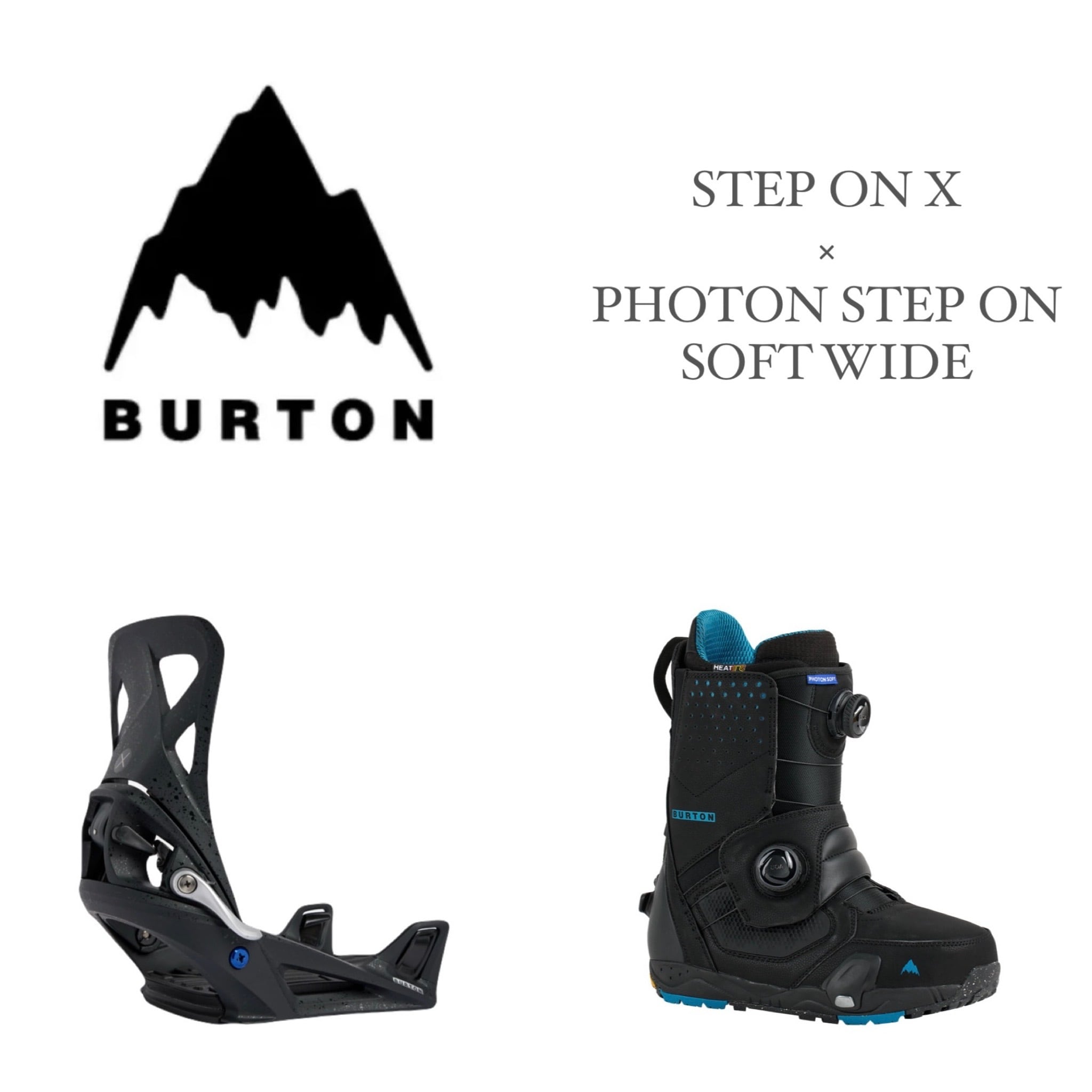 24-25モデル . BURTON .『STEP ON X × PHOTON STEP ON SOFT - WIDE 