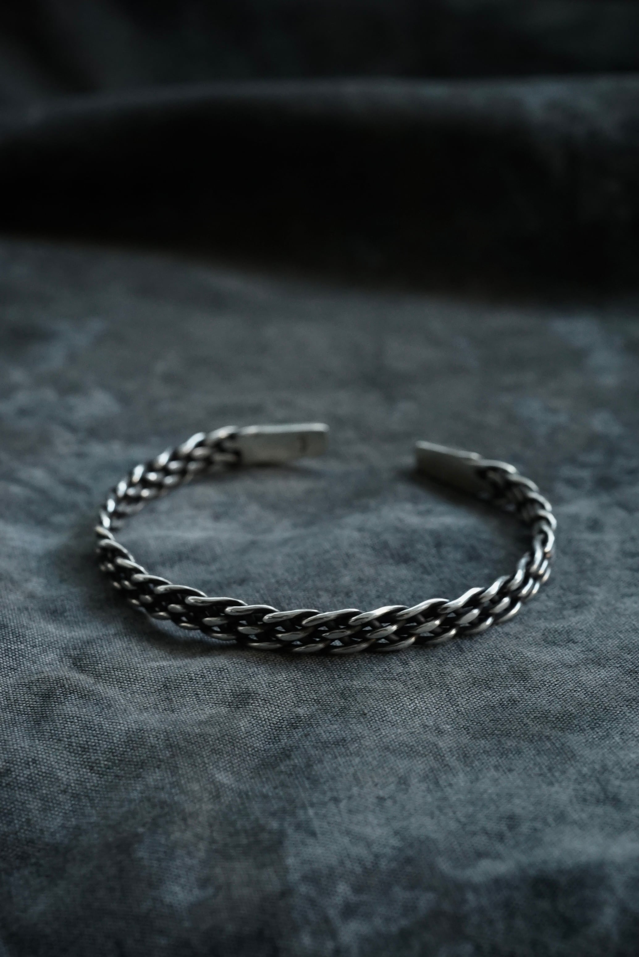 アクセサリー COLINA Hand Made Silver /10_Braid Bangle 受注生産】Hand Made Silver / 10_Braid Bangle | C O L I N A