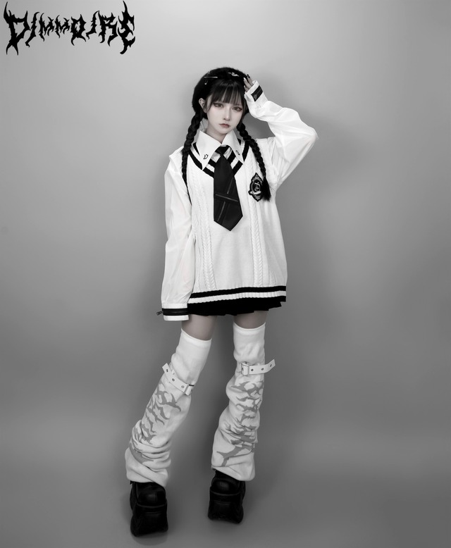 DimMoire学園ニットベスト【White】