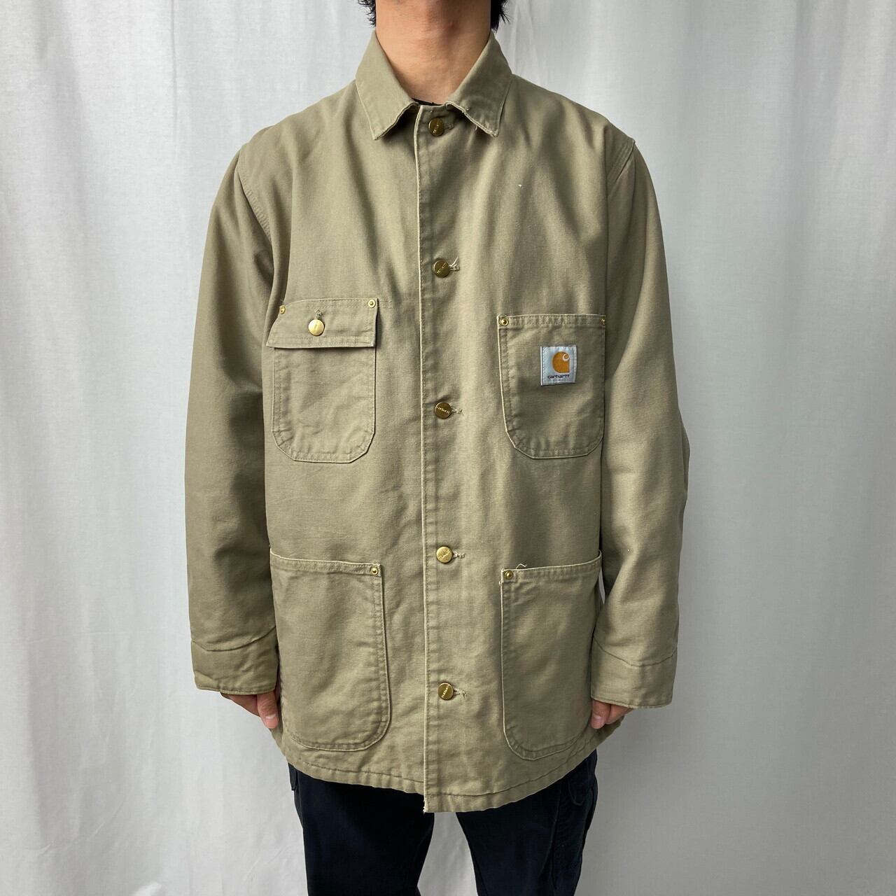 80年代 USA製 Carhartt カーハート ダック地 ミシガンチョアコート 