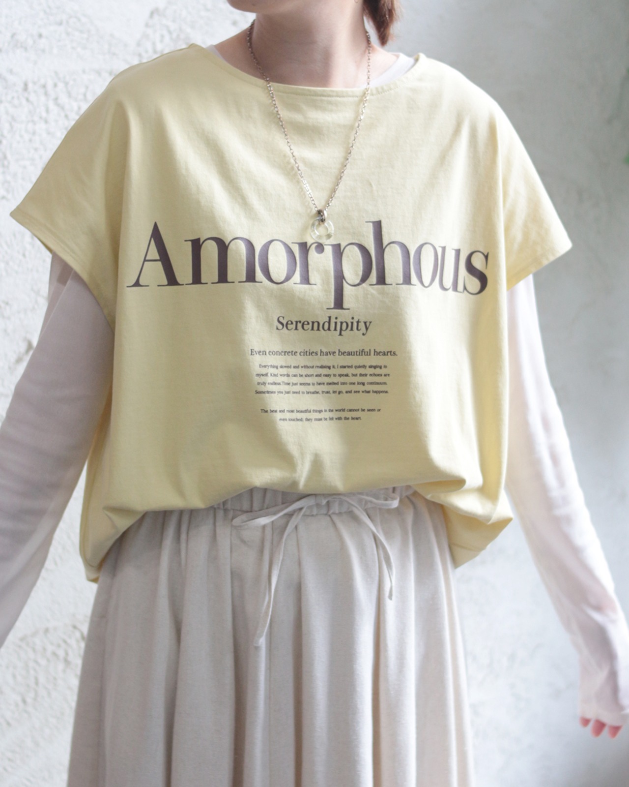 【hunch】オーバーフレンチロゴTシャツ　(260456)