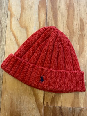 "POLO Ralph Lauren" CABLE BEANIE  ポロラルフローレン ローゲージケーブル編みビーニー