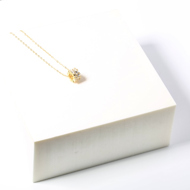 s925  Zirconia Barrel Necklace 2