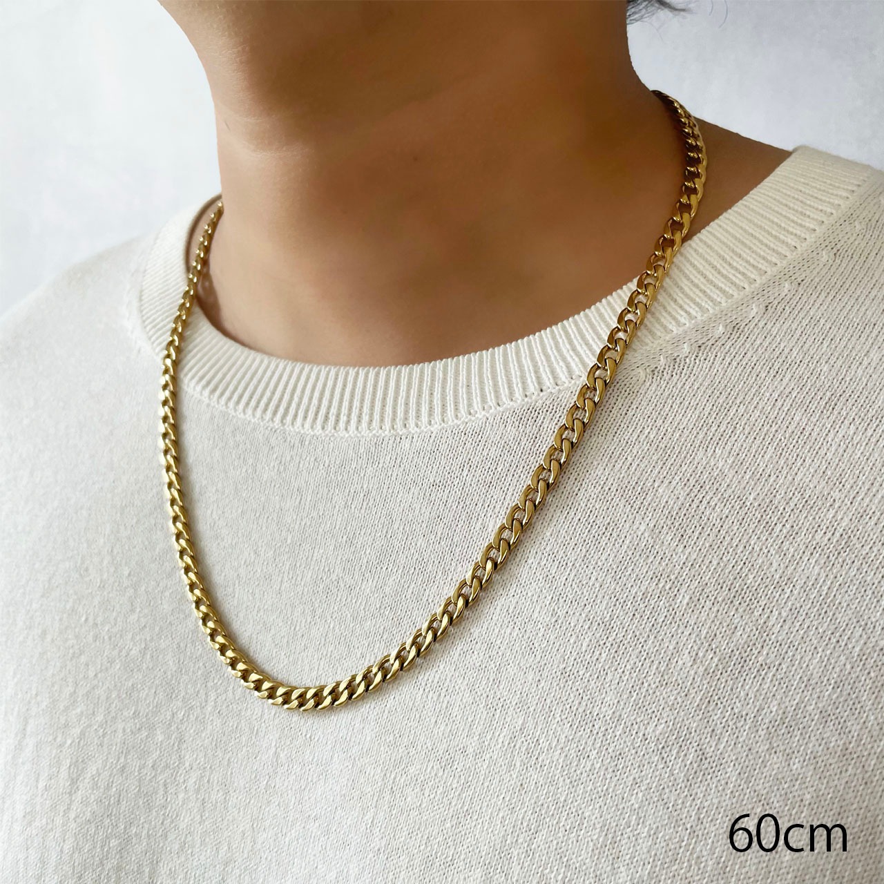 Chain Necklace Two-sided Single