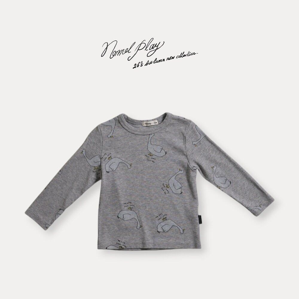 送料無料【予約】/ ノーマルダックリブTシャツ / normal play