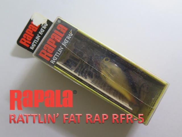 Rapala RATTLIN' FAT RAP RFR-5 ラパラ　ラトリン　ファットラップ　GOLD F-L81-13