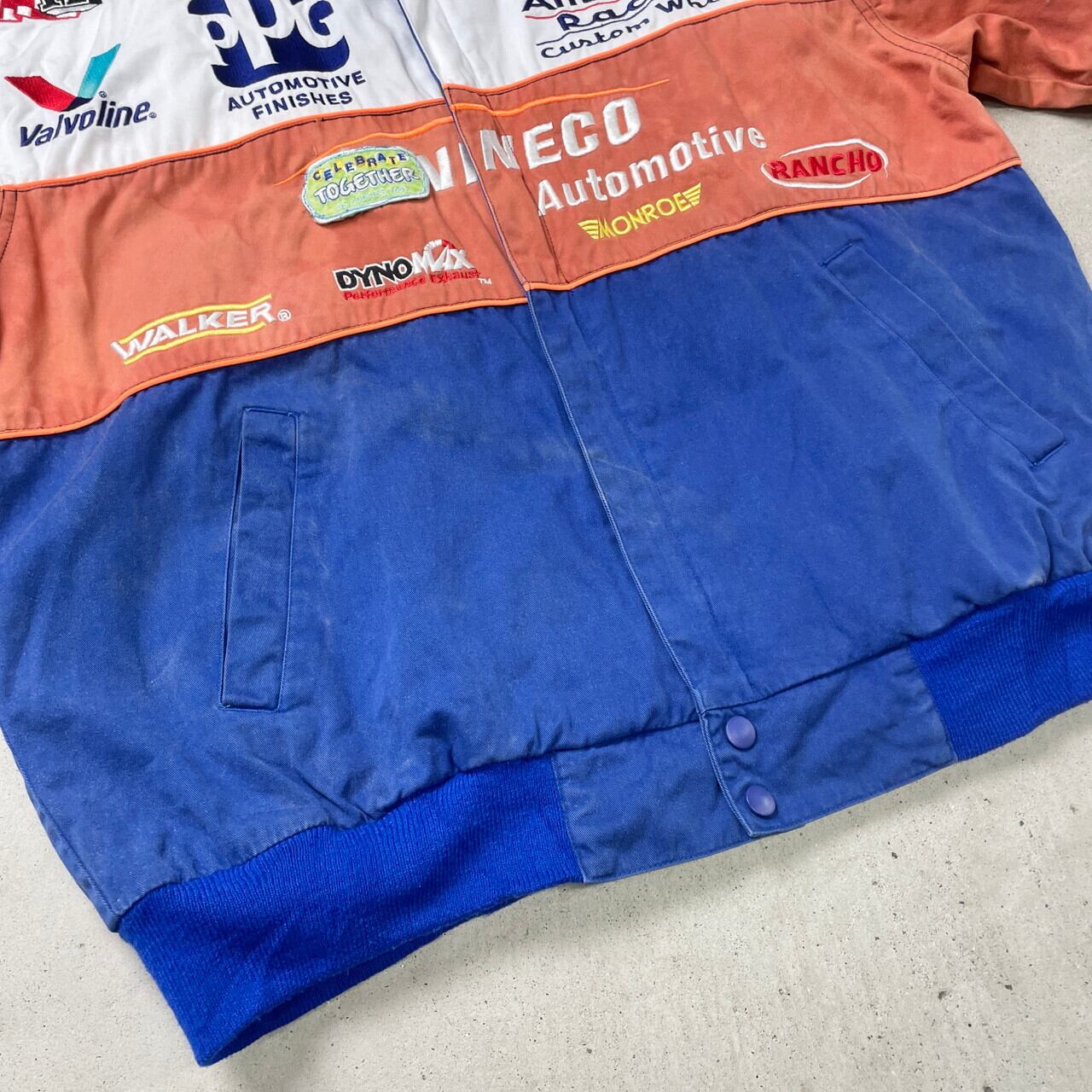 00年代 H3 SPORTGEAR NHRA レーシングジャケット 企業ロゴワッペン