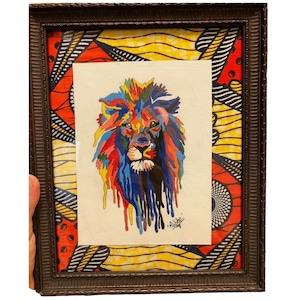 【online限定】 mudiboさんの原画 = lion =