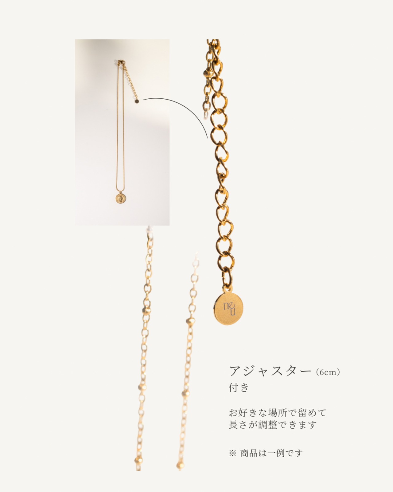 『一粒の愛』 heart necklace
