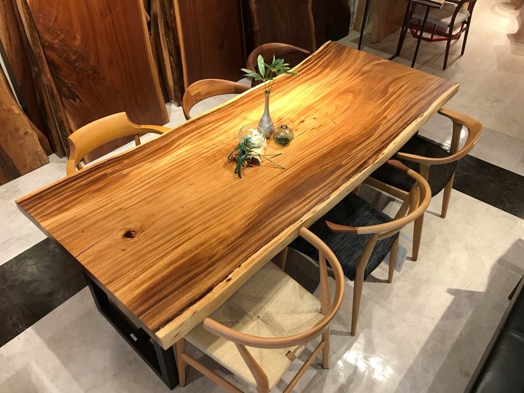 モンキーポッド_2150×890-850-870×53_横浜元町店_テーブル天板/一枚板