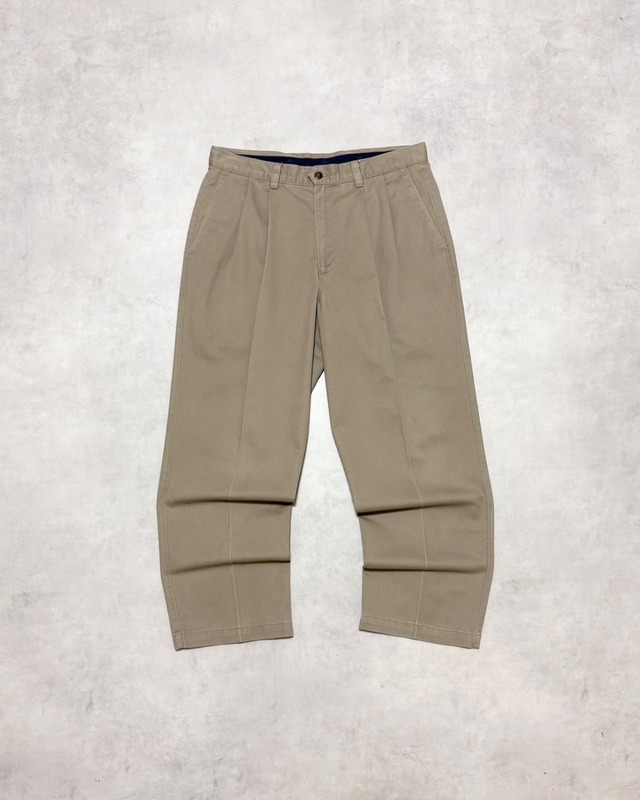 【VINTAGE】1990’s “DOCKERS” 2 Tuck Cotton Chino Pants W32.5 L29