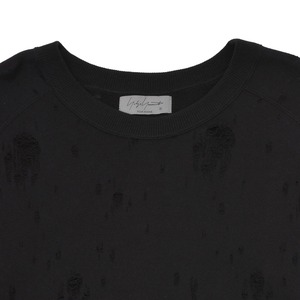 【Yohji Yamamoto】ダメージクルーネック