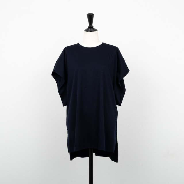 【PASSIONE/パシオーネ】スクエアスリーブロングTシャツ(ネイビー)