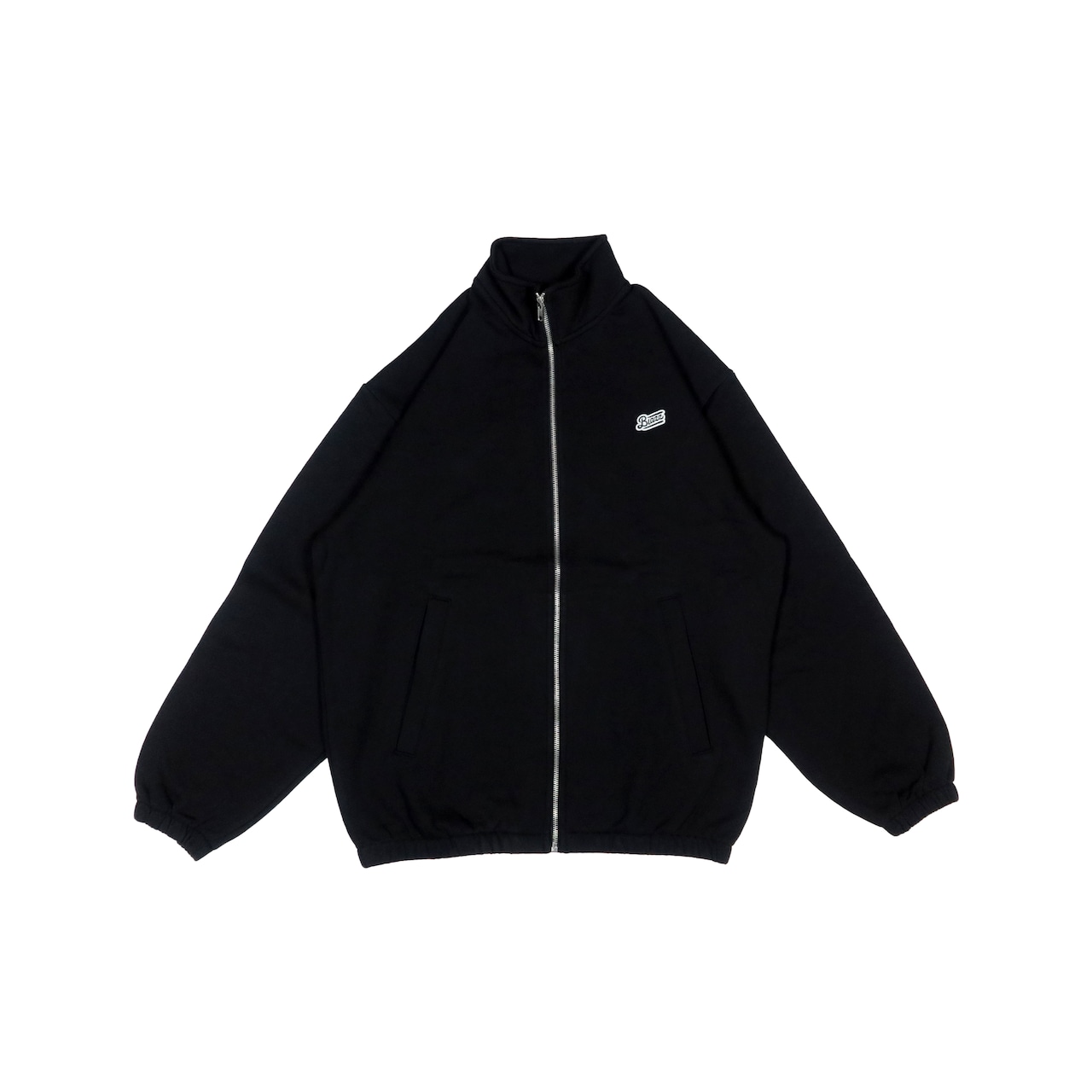 LOGO PATCH FULL ZIP SWEAT JACKET 24' [BLACK]