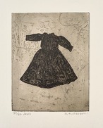 尾関立子 Ozeki Ritsuko"Dress"2011 etching/sheet thumbnail 2